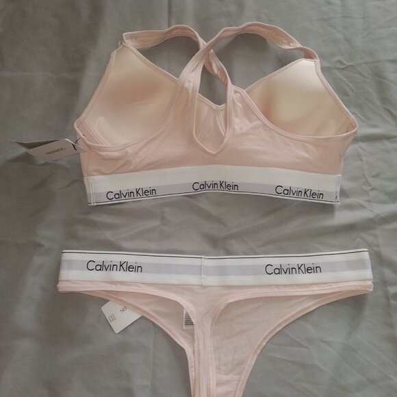 brand new Calvin Klein pink set (size L) - Picture 2 of 5